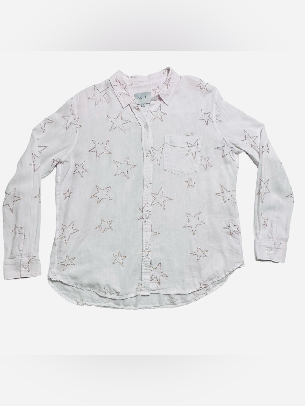 RAILS Women's Charli Starstruck
Button Down Shirt Linen Blend Sz.M
Whimsy Preppy - Picture 2 of 9